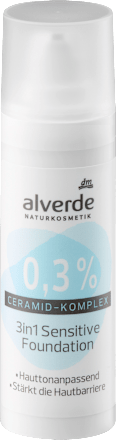 Foundation Sensitive mit 0,3% Ceramid-Komplex, 30 ml alverde NATURKOSMETIK