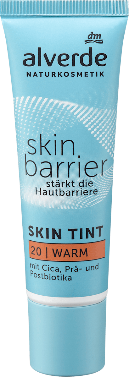 alverde NATURKOSMETIK Foundation Skin Barrier Skin Tint  20 Warm, 30 ml