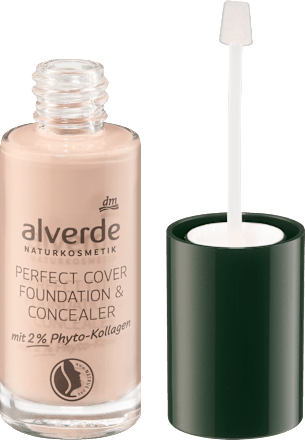 Foundation & Concealer Perfect Cover mit 2% Phyto-Kollagen 10 Vanilla, 25 ml