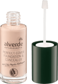 Foundation & Concealer Perfect Cover mit 2% Phyto-Kollagen 10 Vanilla, 25 ml