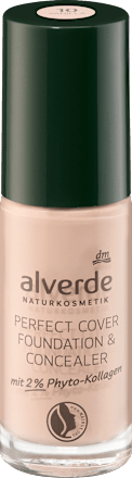 Foundation & Concealer Perfect Cover mit 2% Phyto-Kollagen 10 Vanilla, 25 ml