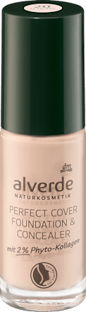 Foundation & Concealer Perfect Cover mit 2% Phyto-Kollagen 20 Almond, 25 ml