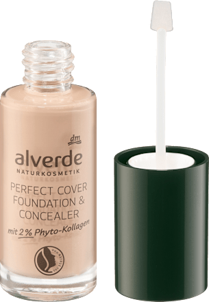 Foundation & Concealer Perfect Cover mit 2% Phyto-Kollagen 40 Caramel, 25 ml