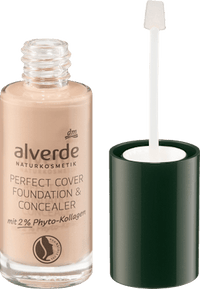 Foundation & Concealer Perfect Cover mit 2% Phyto-Kollagen 40 Caramel, 25 ml