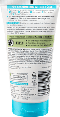 Fußcreme 5in1 mit Salbei & Weidenrinde, 75 ml