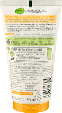 Fußpeeling mit Orange, 75 ml