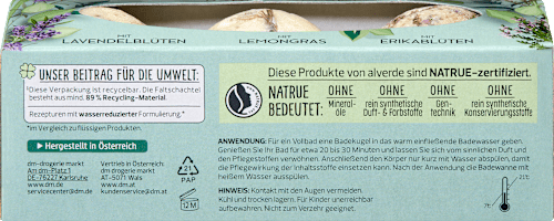 Geschenkset Badekugel Ruheoase, 1 St alverde NATURKOSMETIK