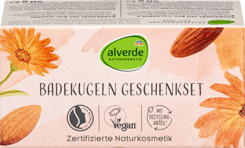 Geschenkset "Meine Auszeit" Badekugeln 2tlg, 1 St alverde NATURKOSMETIK