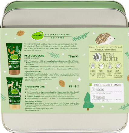 Geschenkset "Waldglück" Pflegeduschen 2tlg, 1 St alverde NATURKOSMETIK