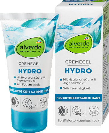 Gesichtscreme Gel Hydro, 50 ml alverde NATURKOSMETIK