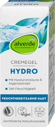Gesichtscreme Gel Hydro, 50 ml alverde NATURKOSMETIK