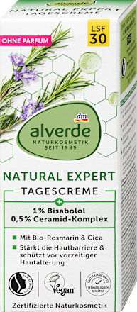 Gesichtscreme Natural Expert LSF30, 50 ml