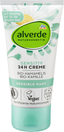 Gesichtscreme Sensitiv 24h Hamamelis & Kamille, 50 ml