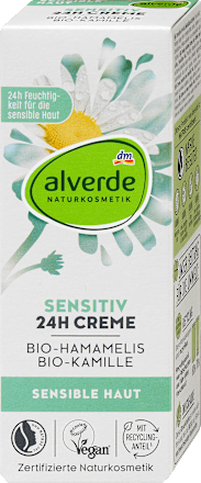 Gesichtscreme Sensitiv 24h Hamamelis & Kamille, 50 ml