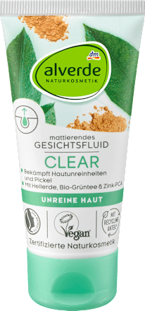 Gesichtsfluid Clear, 50 ml alverde NATURKOSMETIK