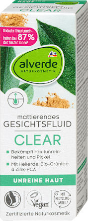 Gesichtsfluid Clear, 50 ml alverde NATURKOSMETIK