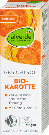 Gesichtsöl Bio-Karotte, 30 ml alverde NATURKOSMETIK