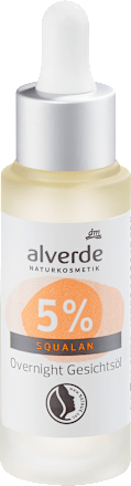 Nachtelijke gezichtsolie met 5% squalaan, 25 ml
