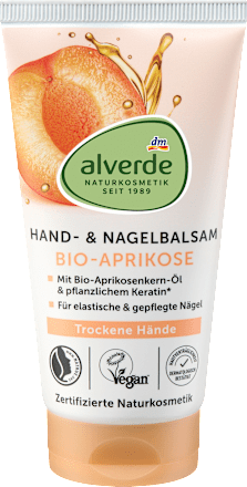 Hand- und Nagelbalsam Aprikose, 75 ml