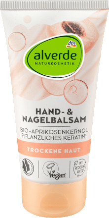 Hand- und Nagelbalsam Aprikosenkernöl & Pflanzliches Keratin, 75 ml alverde NATURKOSMETIK