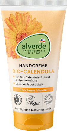 Hand- & Nagelcreme Calendula & Hyaluronsäure, 75 ml