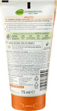 Handcreme Aroma Energie Mandarine & Zedernholz, 75 ml alverde NATURKOSMETIK