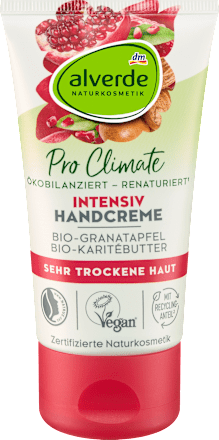 Handcreme Granatapfel & Karitébutter, 75 ml alverde NATURKOSMETIK