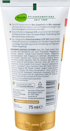 Handcreme Q10 mit LSF 20, 75 ml