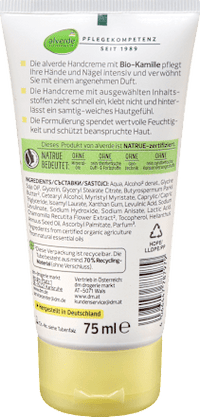 Handcreme Softe Kamille, 75 ml alverde NATURKOSMETIK