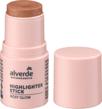 alverde NATURKOSMETIK Highlighter Stick 10 Rosy Glow, 4,8 g