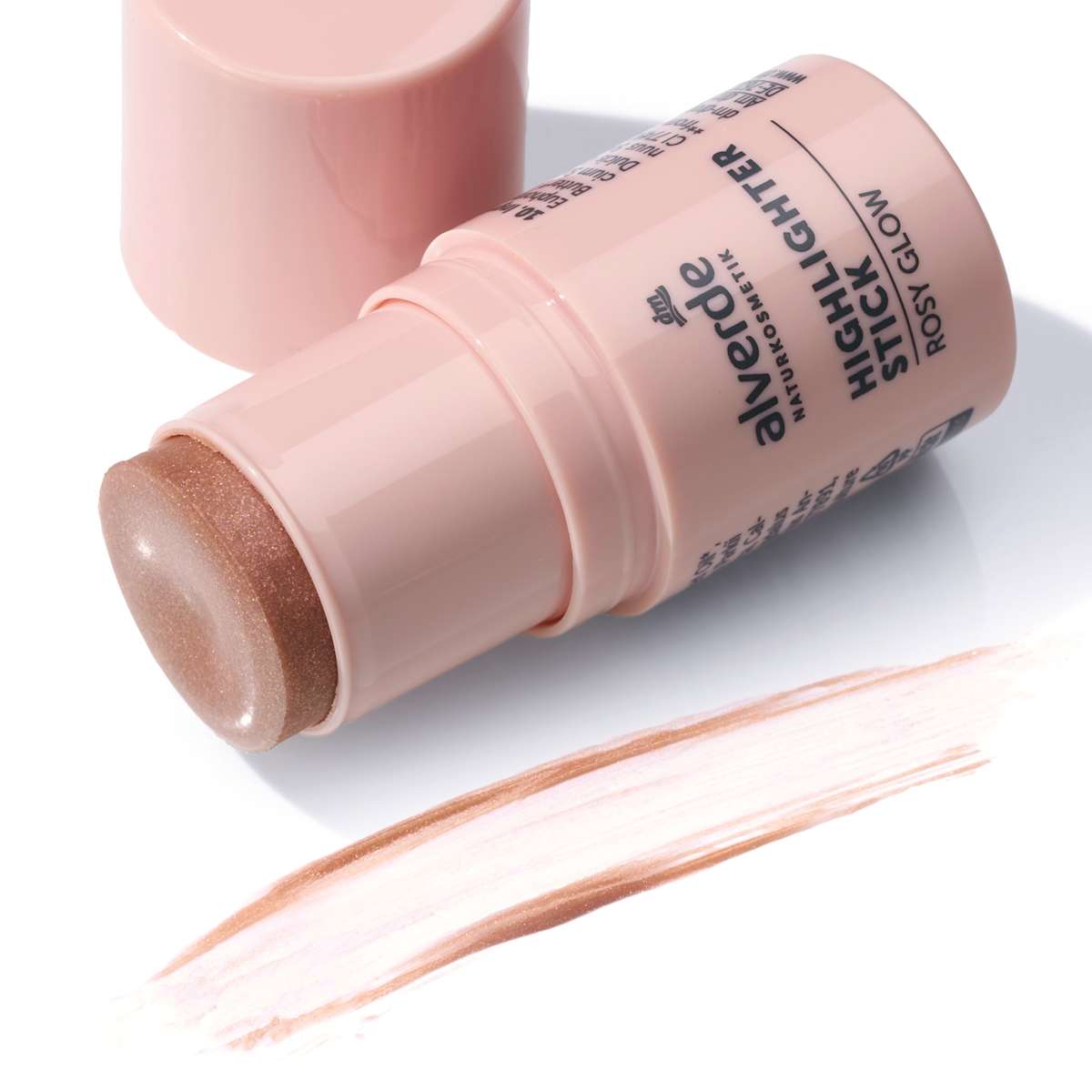 alverde NATURKOSMETIK Highlighter Stick 10 Rosy Glow, 4,8 g