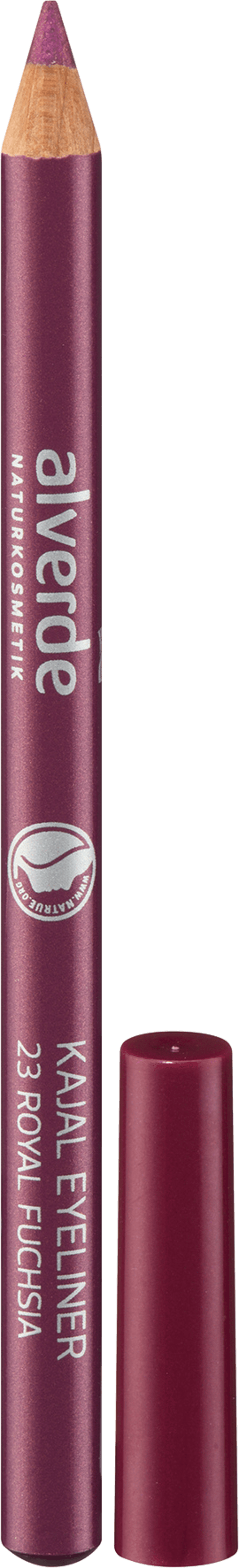 alverde COSMÉTIQUES NATURELS Kajal Eyeliner 23 Royal Fuchsia, 1,1 g