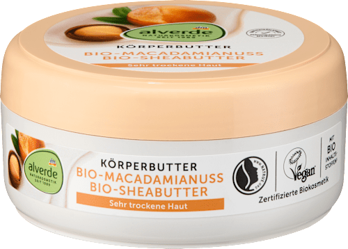 Körperbutter Macadamianuss, 200 ml