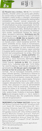 Körperöl Arnikablüten, Sport- & Massage, 100 ml