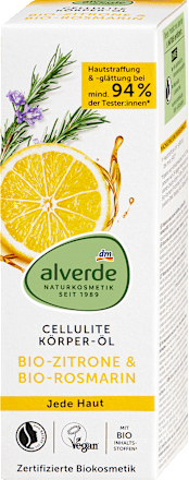 Körperöl Cellulite Zitrone & Rosmarin, 100 ml