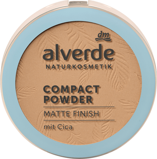 alverde COSMÉTIQUE BIO Poudre compacte fini mat à la Cica 20 Moyen, 9 g