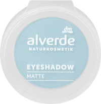 alverde NATURKOSMETIK Lidschatten Mono Matte 12 Aquatic Blue, 1,5 g