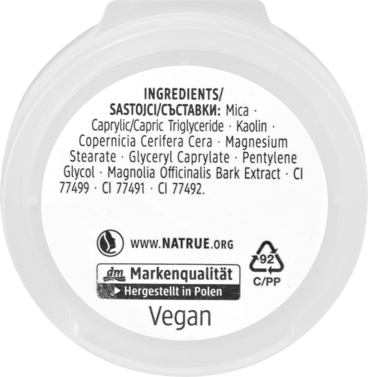 alverde NATURKOSMETIK Lidschatten Mono Matte 30 Pure Mocha, 1,5 g