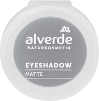 alverde NATURKOSMETIK Lidschatten Mono Matte 32 Black, 1,5 g