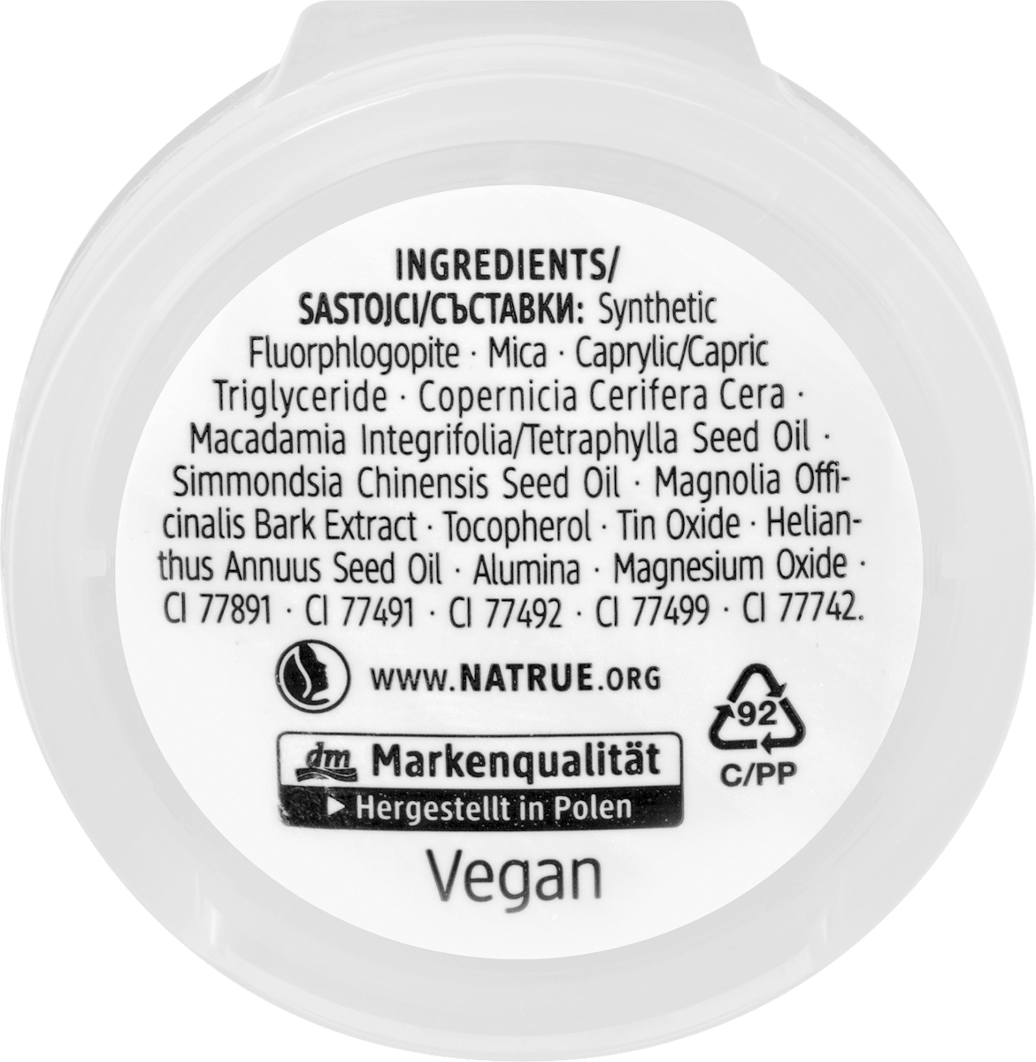 alverde NATURKOSMETIK Lidschatten Mono Pearly 02 Nude Gold, 1,5 g