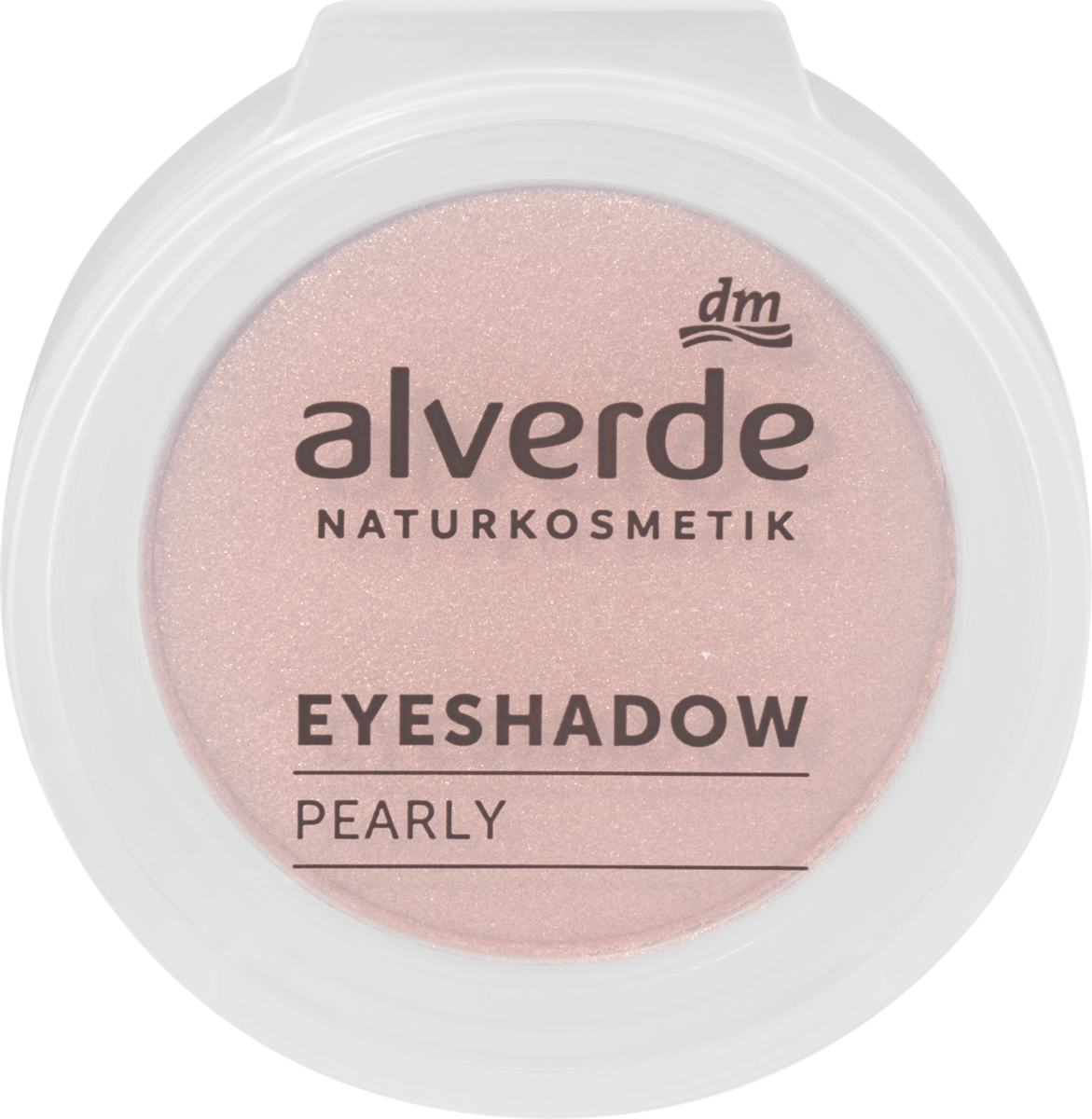 alverde NATURKOSMETIK Lidschatten Mono Pearly 28 Rosy Nude, 1,5 g