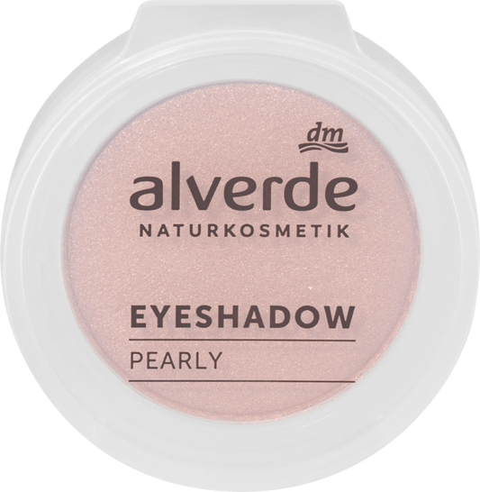 alverde NATURKOSMETIK Lidschatten Mono Pearly 28 Rosy Nude, 1,5 g