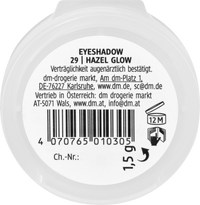 alverde NATURKOSMETIK Lidschatten Mono Pearly 29 Hazel Glow, 1,5 g