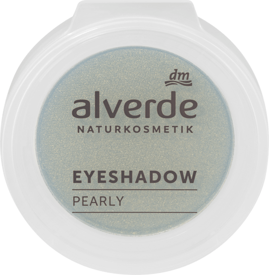 alverde NATURKOSMETIK Lidschatten Mono Pearly 31 Glowing Moss, 1,5 g