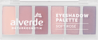 alverde NATURKOSMETIK Lidschatten Palette 40 Soft Rosé, 7,8 g