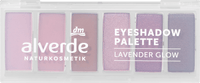 alverde NATURKOSMETIK Lidschatten Palette 60 Lavender Glow, 7,8 g