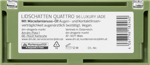 Lidschatten Palette Quattro 96 Luxury Jade, 4 g