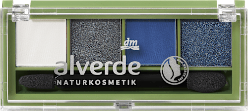 Lidschatten Palette Quattro 99 Denim Blue, 4 g alverde NATURKOSMETIK