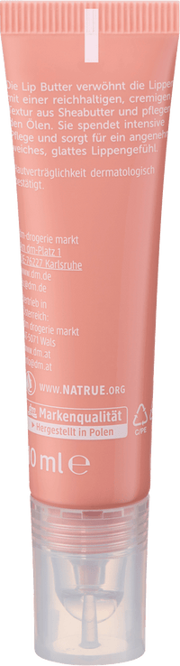 alverde NATURKOSMETIK Lip Butter Intense Care 10 Golden Peach, 10 ml