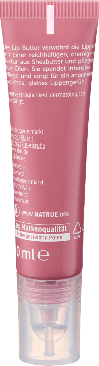alverde NATURKOSMETIK Lip Butter Intense Care 30 Silky Aubergine, 10 ml